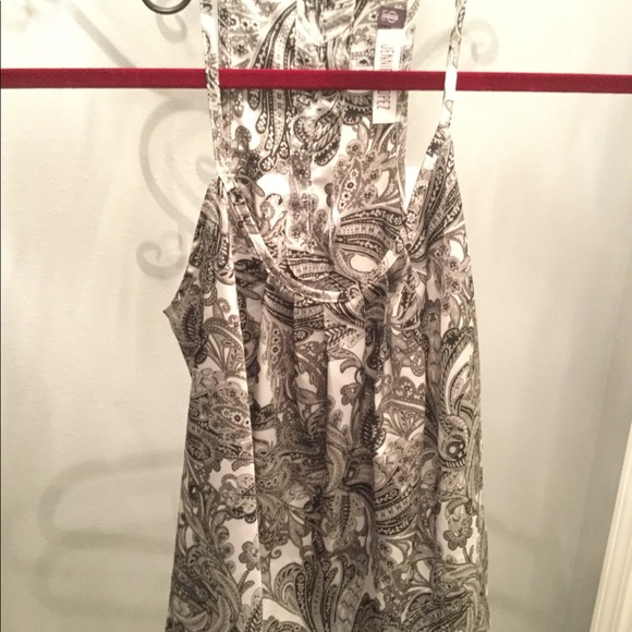 Paisley Crop Tank - Picture 1 of 3